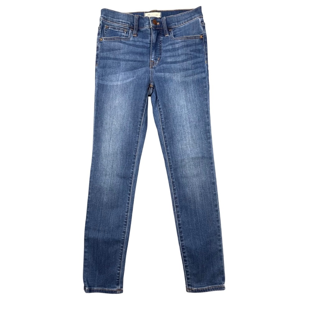 Madewell Blue 9" Mid-Rise Skinny Denim Jeans Women 25